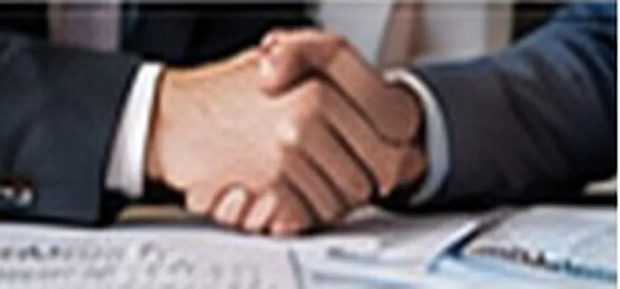 Business contract being reviewed before signing