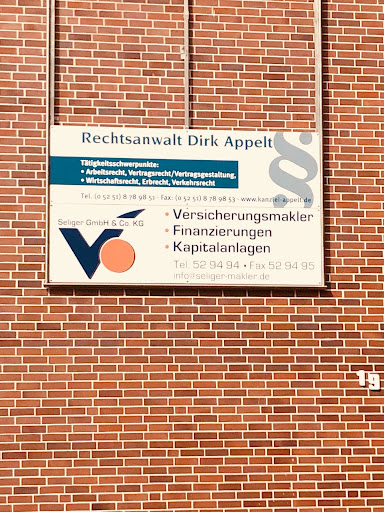 Seliger GmbH & Co. KG Paderborn: Versicherungsberatung und Kontakt